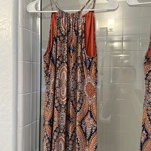 Long maxi dress fully lined size small new without tags